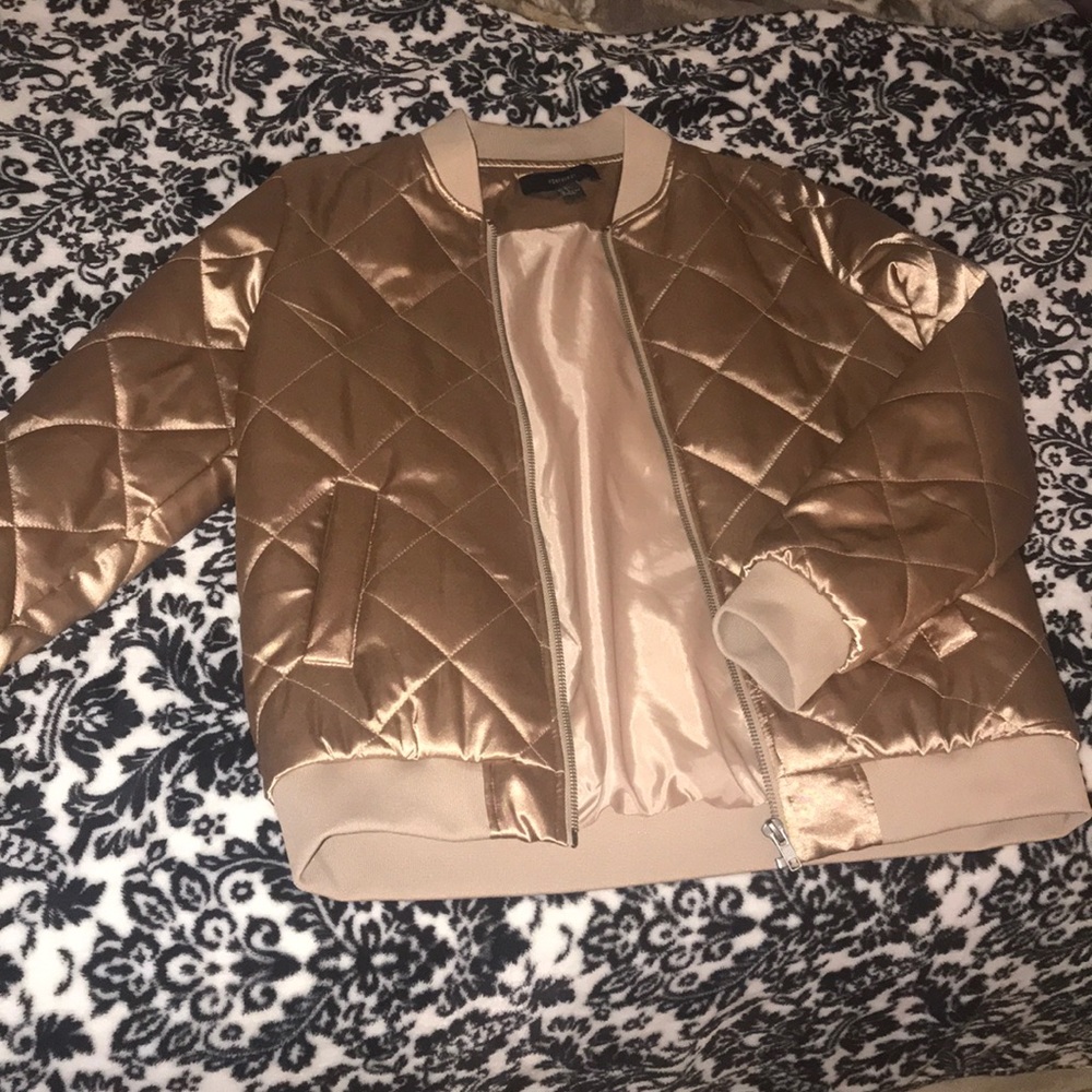 Forever 21 quilted boomer jacket